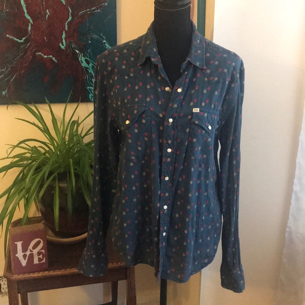 Salt Valley Western snap button shirt